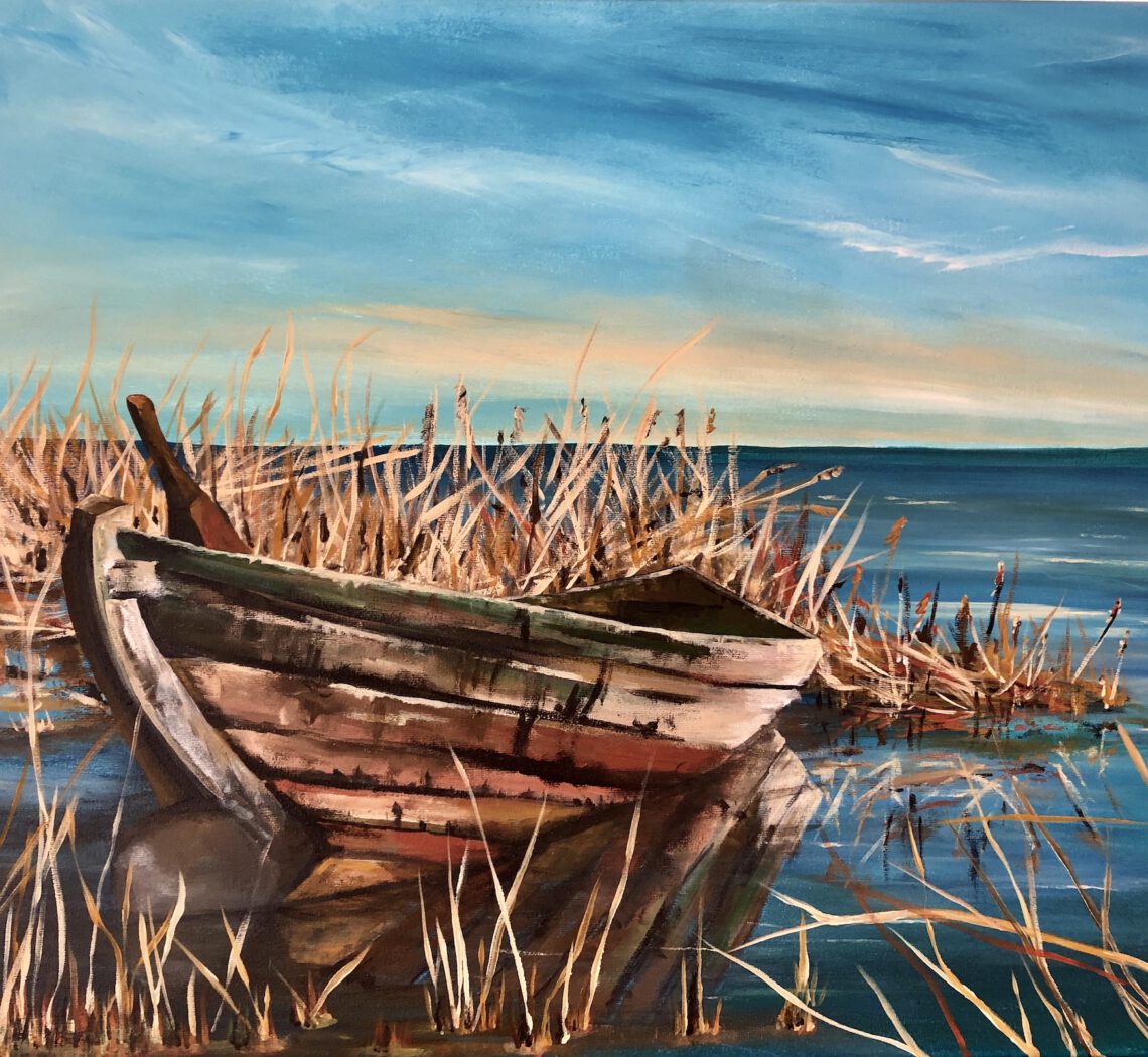 Boot im Schilf Regine Lange