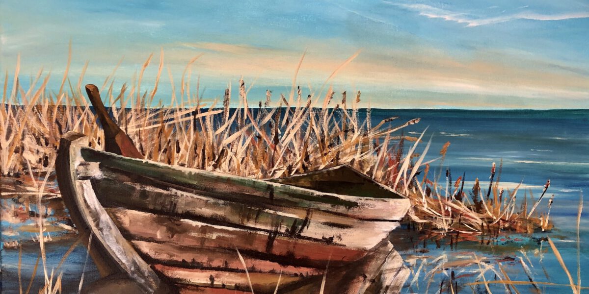 Boot im Schilf Regine Lange