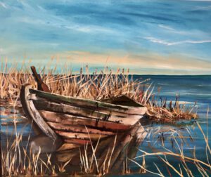 Boot im Schilf Regine Lange