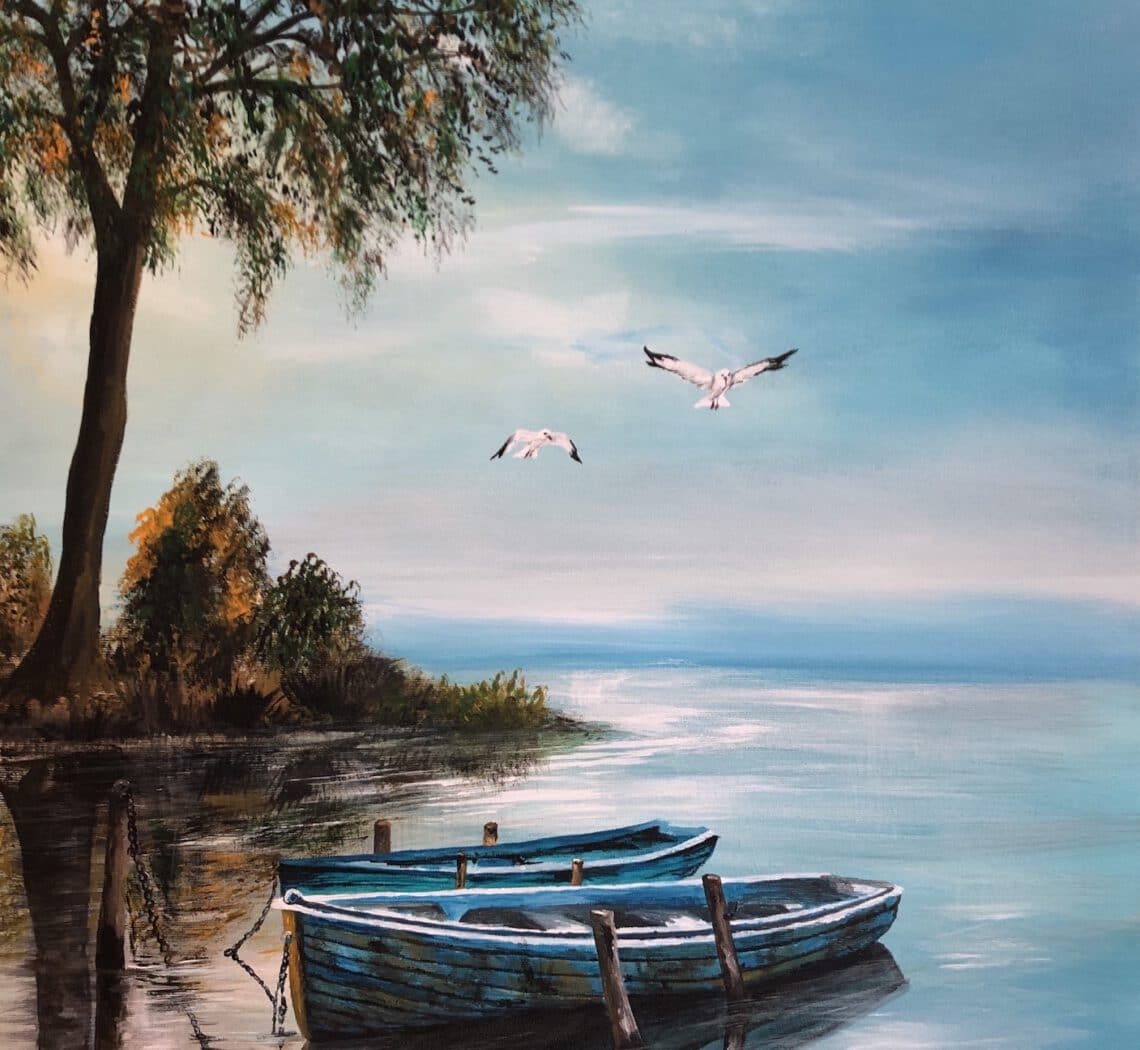 Boote in der Stille Regine Lange