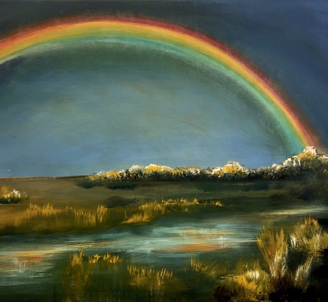 Regenbogen Regine Lange