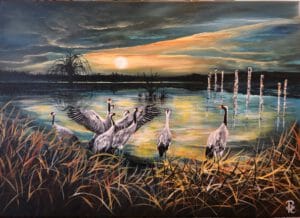 Lied der Kraniche Regine Lange