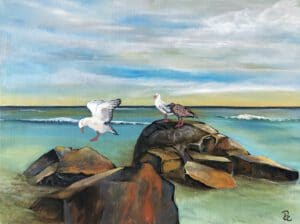 Moewen am Meer Regine Lange