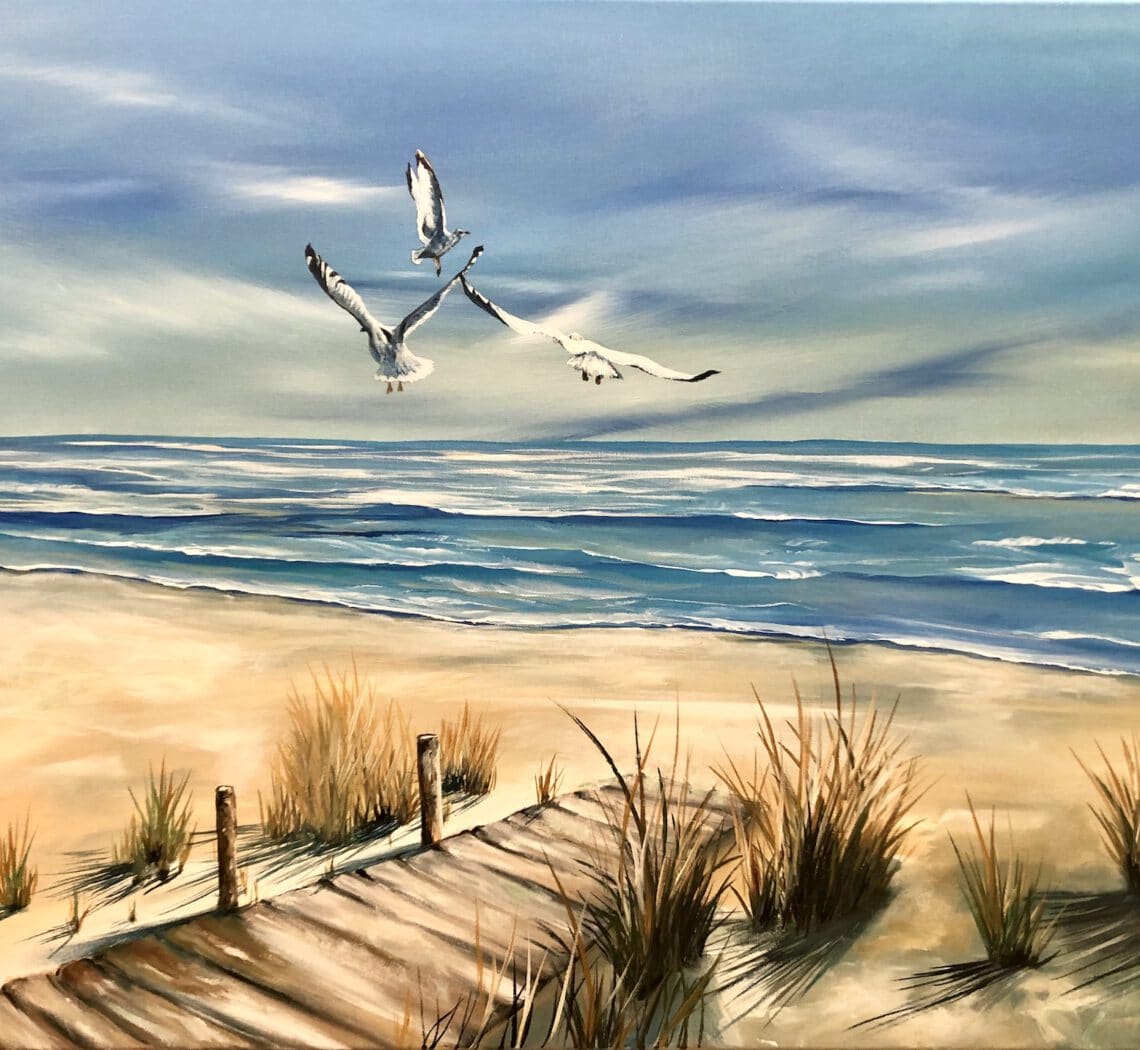 Strandspaziergang Regine Lange