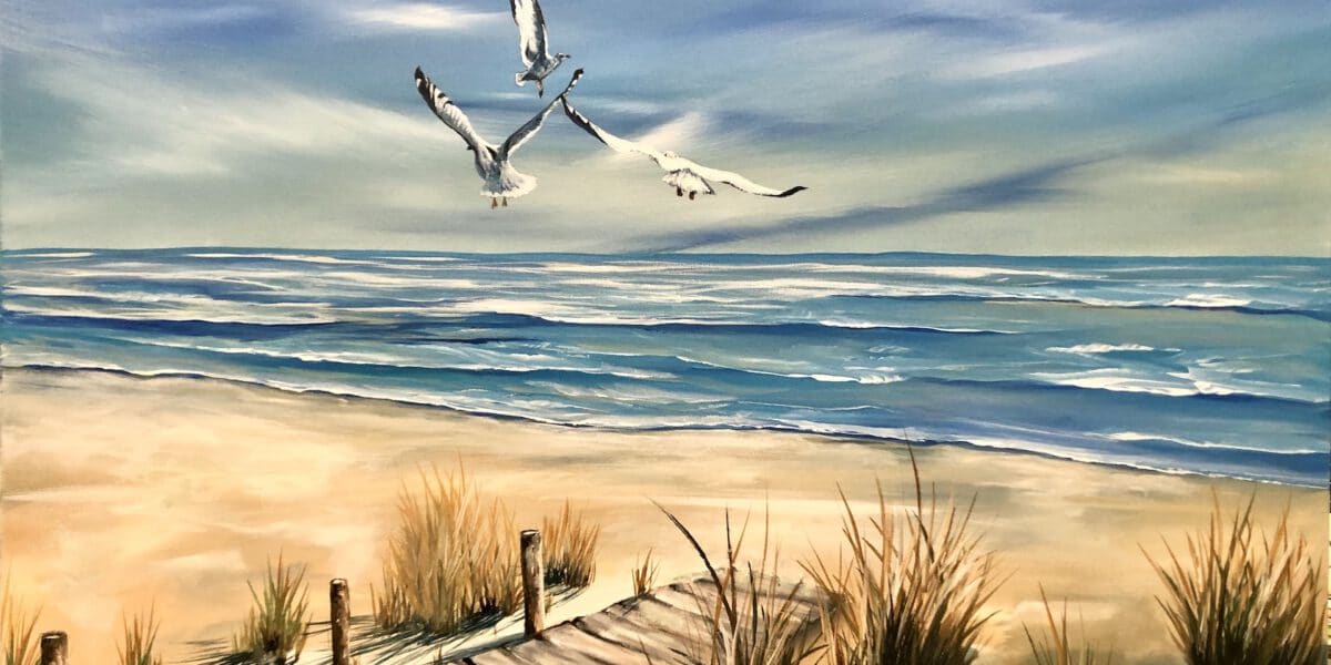 Strandspaziergang Regine Lange