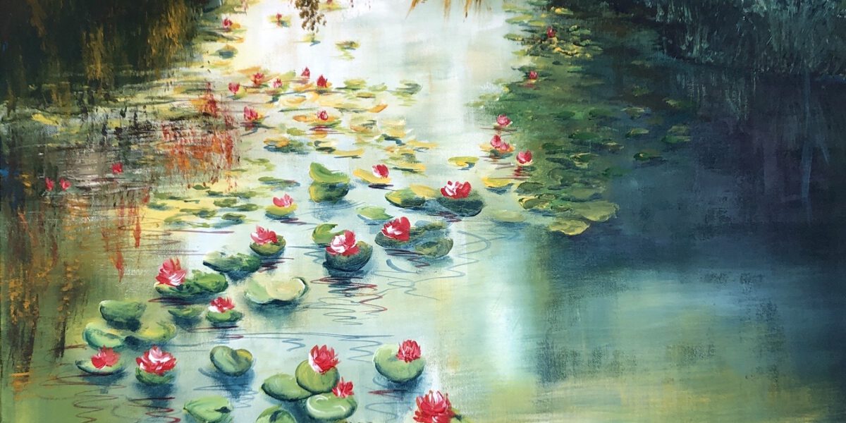 Seerosen in der Stille Regine Lange