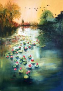 Seerosen in der Stille Regine Lange