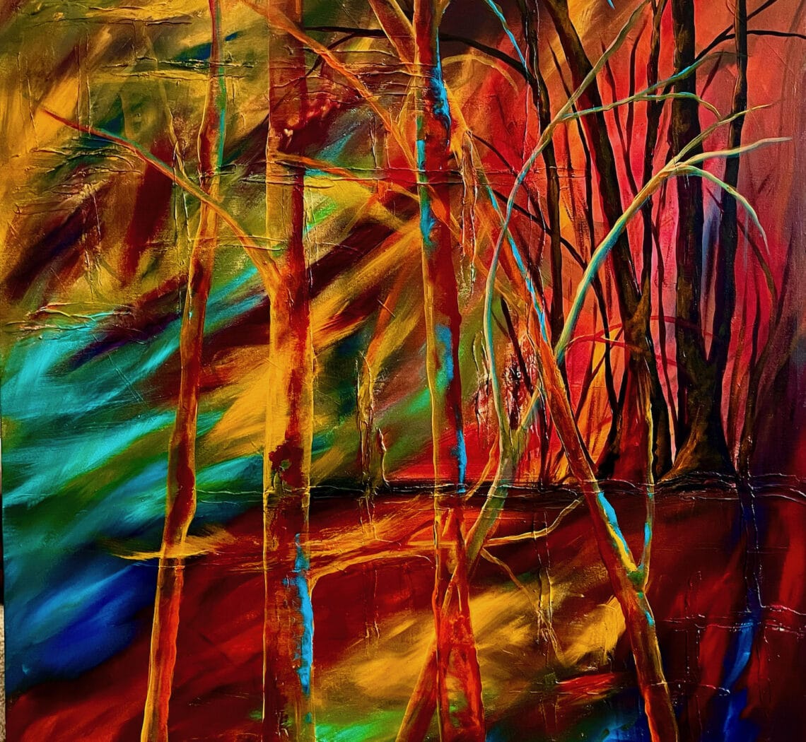 Abstrakter Wald Regine Lange