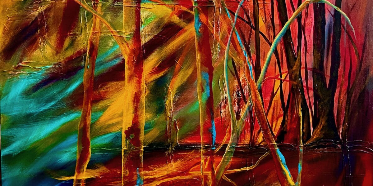 Abstrakter Wald Regine Lange