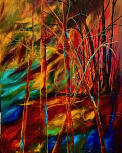 Abstrakter Wald Regine Lange