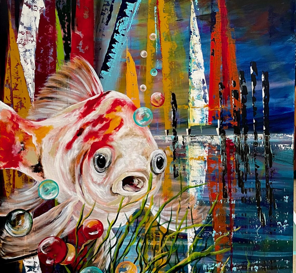 Glücklicher Fisch Regine Lange