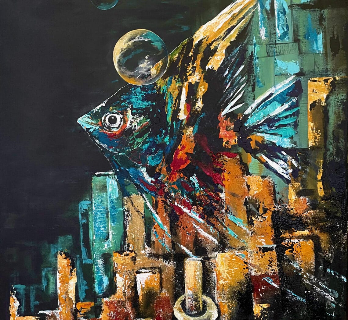 Fisch abstrakt Regine Lange