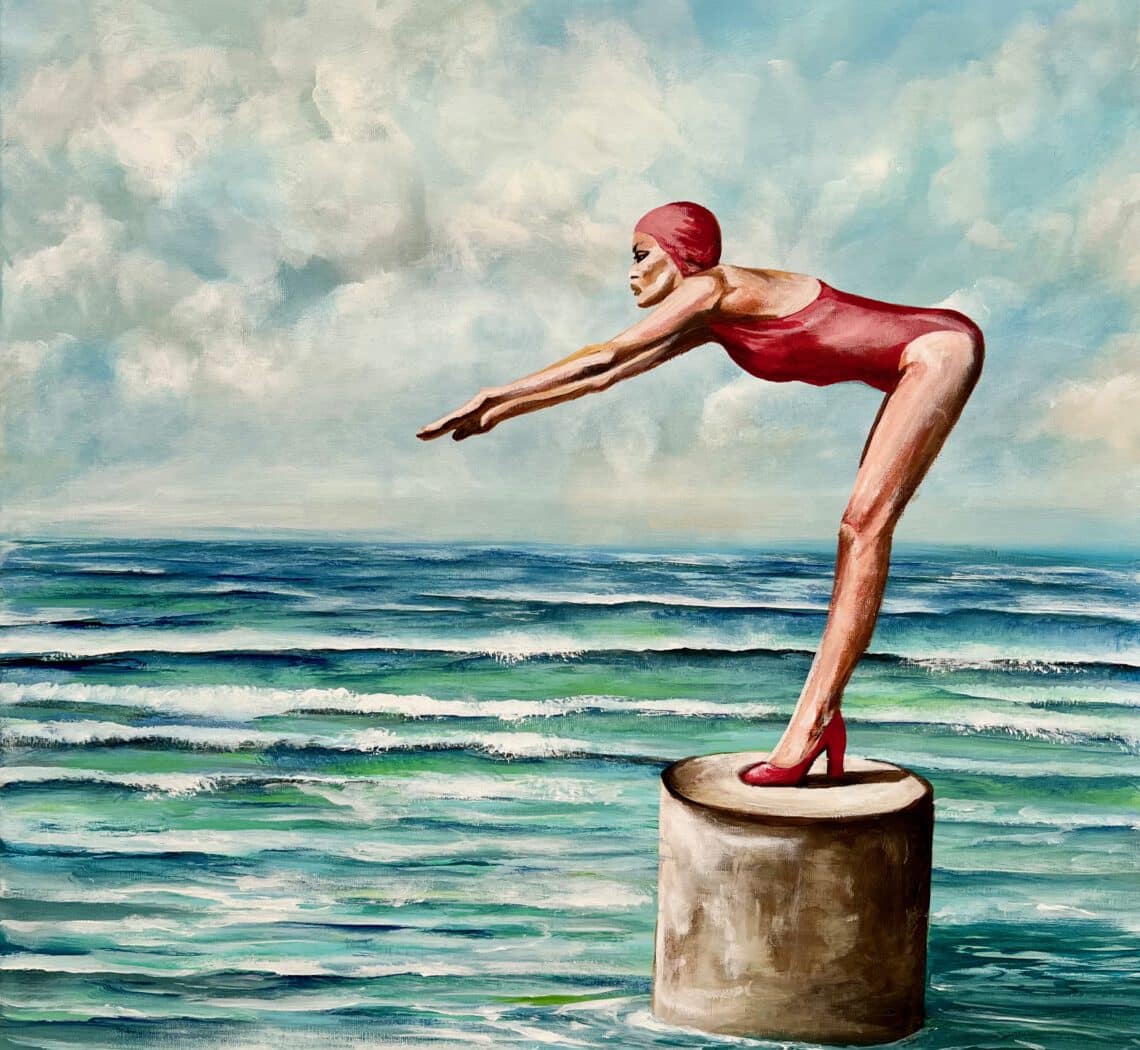 Model am Meer, Regine Lange