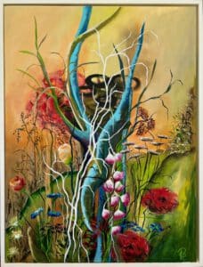 Abstraktes Buntes, Regine Lange